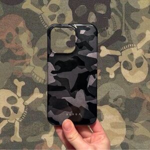 BURGA Camouflage Skull iPhone 15 pro max Case